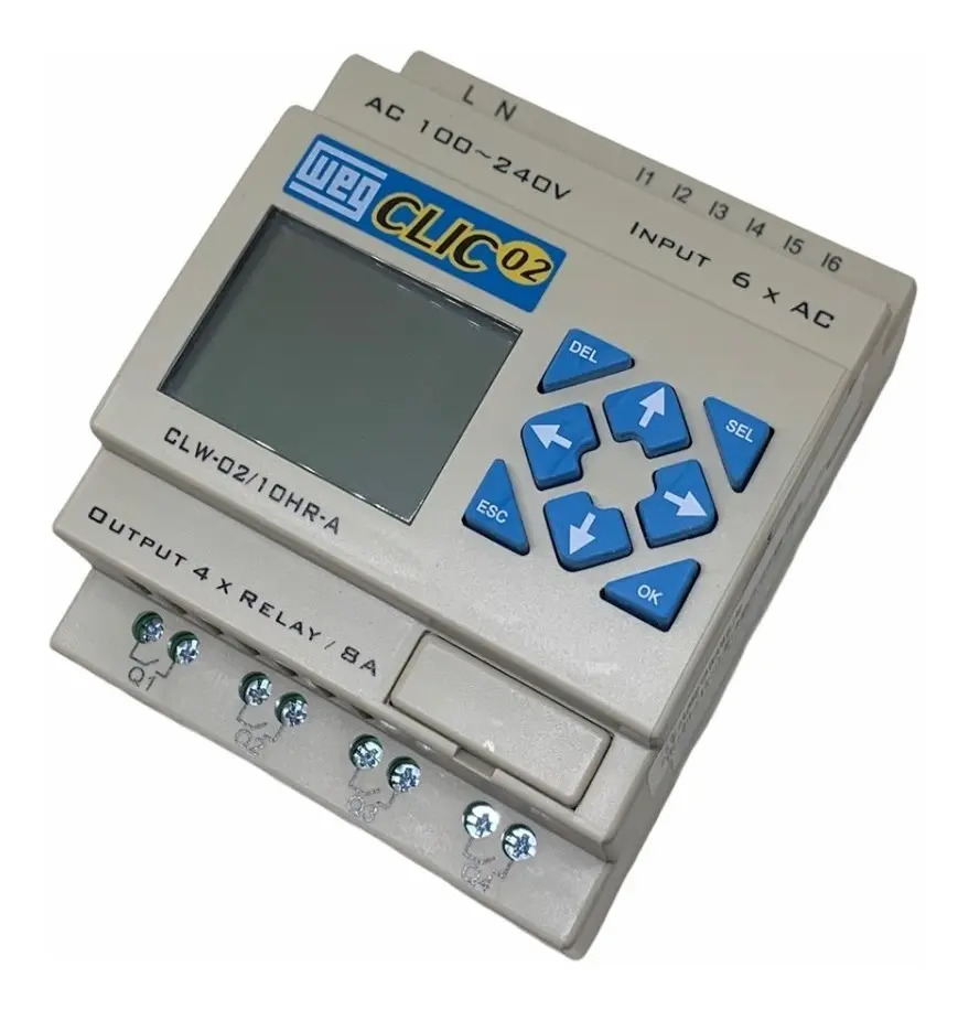 Clp Clic02 Clw02 10hra 3rd 110220v Controlador Logico Weg Mercado
