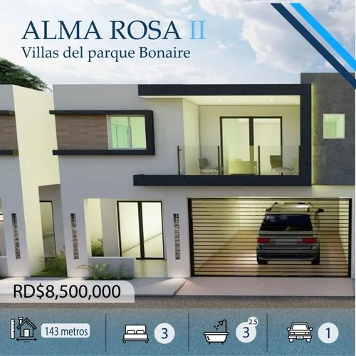 Vendo Proyecto De Villas En Construcción En Alma Rosa 2da, Zona