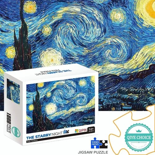 Rompecabezas Van Gogh La Noche Estrellada 1000 Piezas Envío gratis