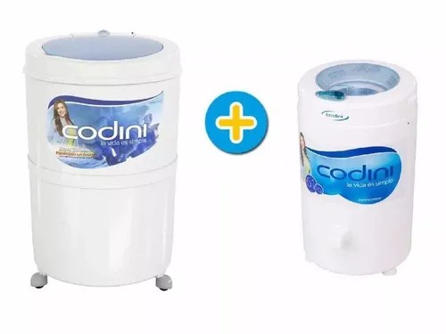 Combo Lavarropas + Secarropas Codini Economicos Nuevos 6 Kg | Ingetec