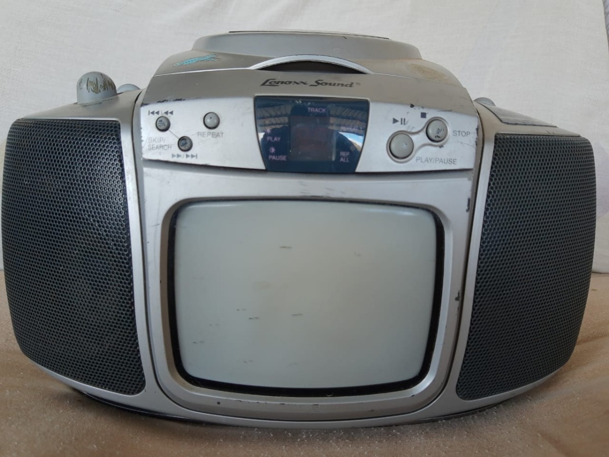 Mini Tv Rádio / Cd Player Lenoxx Sound Mercado Livre