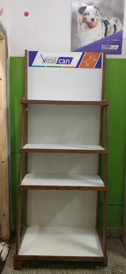 Rack Exhibidor Estantería Alimentos Perros Pet Shop Mercado Libre