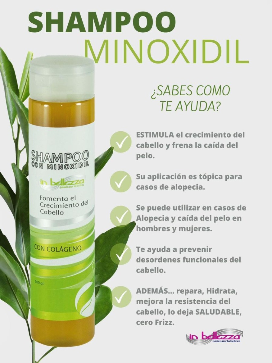 Shampoo Crecimiento Cabello Alopecia Anti Caída + 3 Activos Mercado Libre