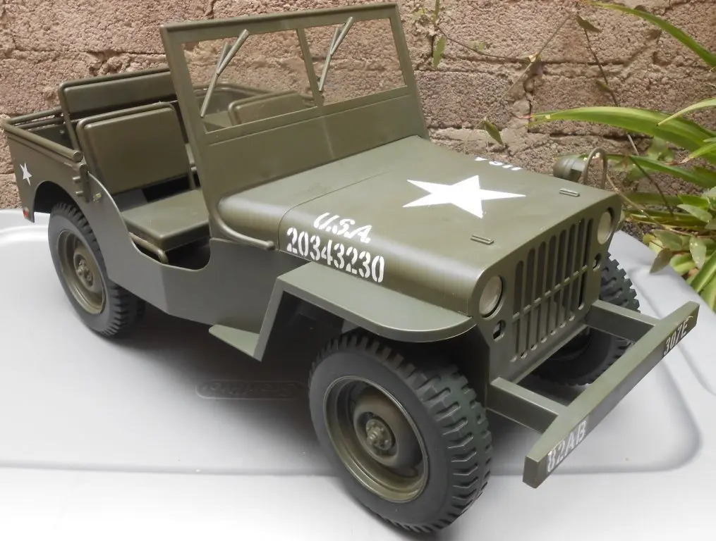 Grande Gi Joe Jeep Willys Segunda Guerra Mundial Wwii