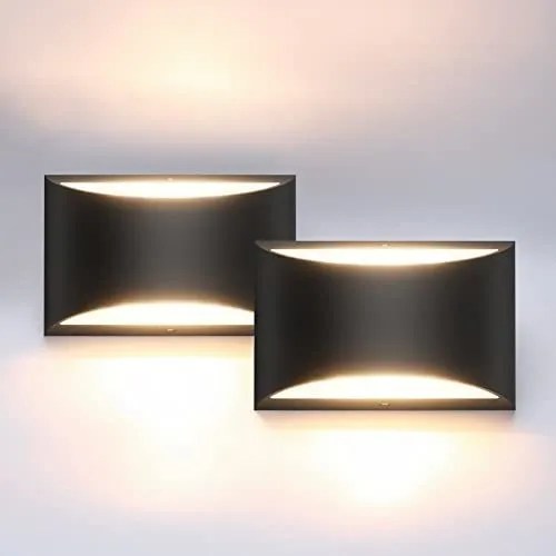 Lamparas De Pared Led Modernas Negras Para Interiores, Monta Cuotas