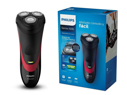 Afeitadora Recargable Philips S1310 Closecut Cabezal Flex | Cuotas Sin Interés