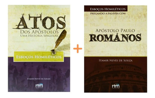 Kit Esbocos Biblicos Homileticos Romanos E Atos Mercado Livre