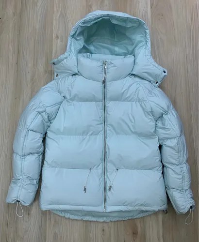 Campera Puffer Corta Rosa Verde Agua Mujer The Big Shop | The Big Shop