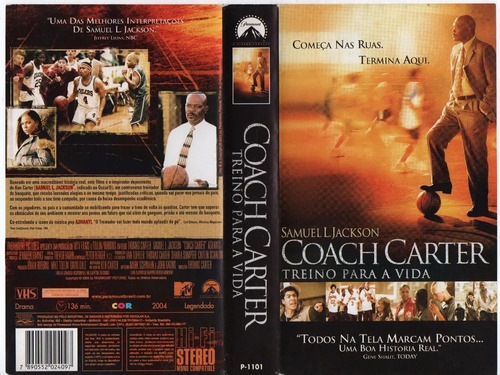 Coach Carter Treino Para A Vida Samuel L Jackson Mercado Livre