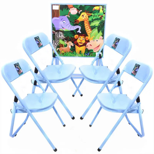 Mesa Infantil Criança Com 4 Cad Didatica Brinquedo