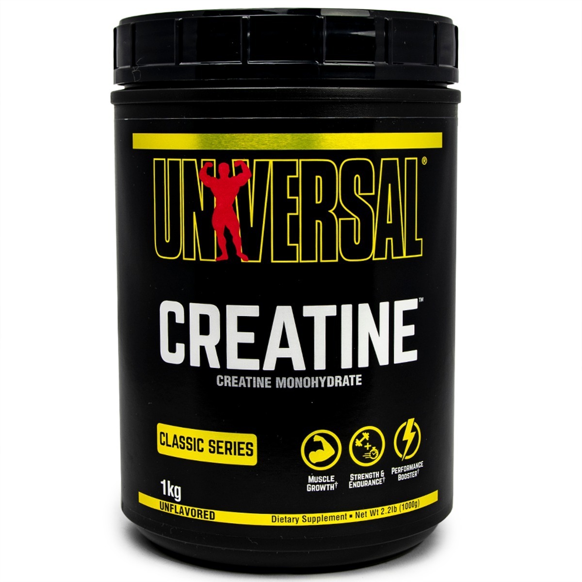 Creatine Powder Monohidratada Universal 1 Kg 200 Servicios Meses sin
