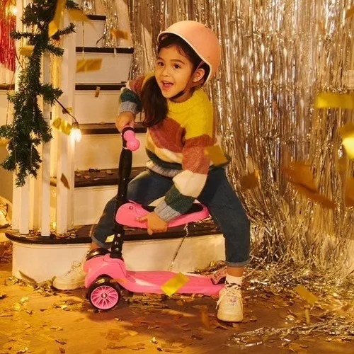 Jetson Spot Scooter Para Niños, Ruedas Con Luz Led Color Rosa Meses