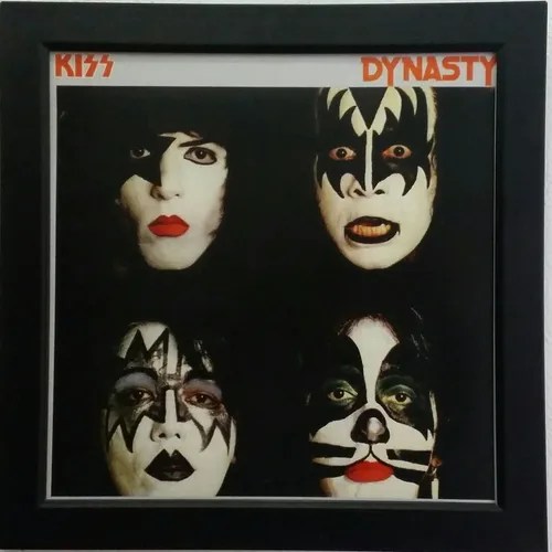 Quadro Kiss Lp Dynasty Quadro Capa Do Disco De Vinil Parcelamento sem