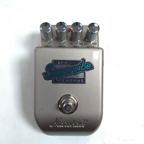 Pedal P/ Guitarra Marshall Supervibe Chorus Sv1 Usado DOMÍNIODAMÚSICA