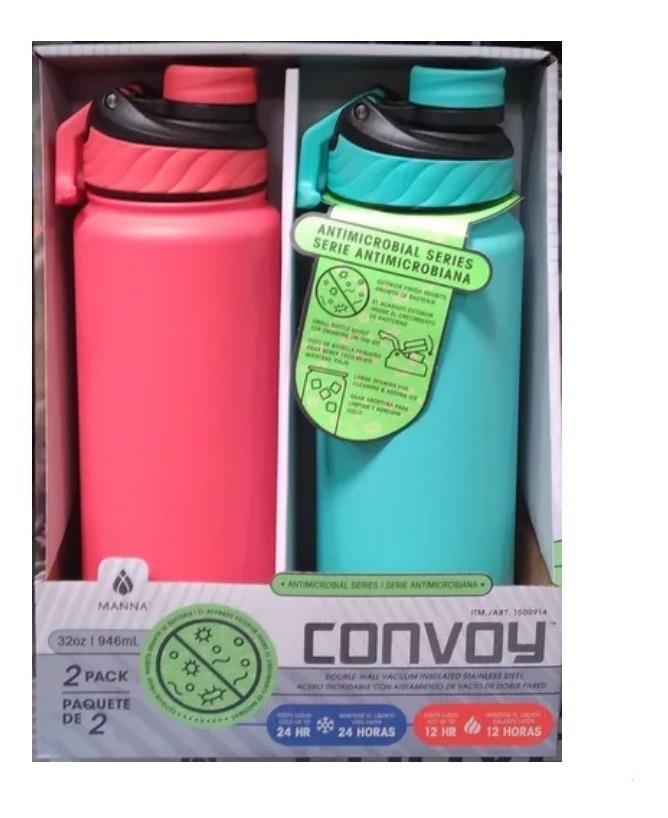 Termo Thermos Manna Convoy Antimicrobiana 2 Pack Envío gratis