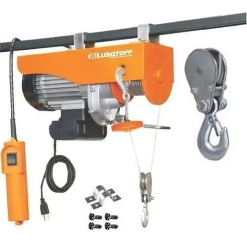 Aparejo Electrico 500Kg 12Mt Monta Carga Lusqtoff, N2 Oferta | Envío Gratis