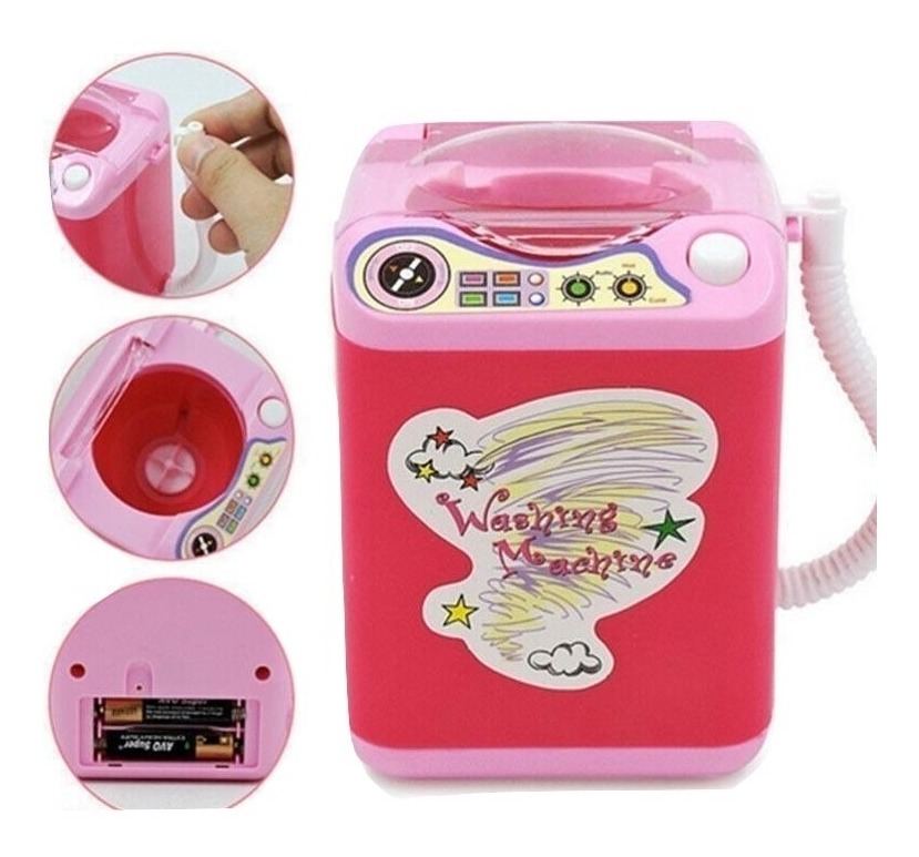 Mini Lavadora Para Brochas Limpia Brocha Beauty Blender Full Meses