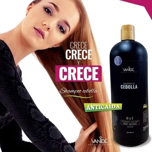 Kit De Shampoo Cebolla Y Biotina Vanidé De 1000 Ml Envío gratis