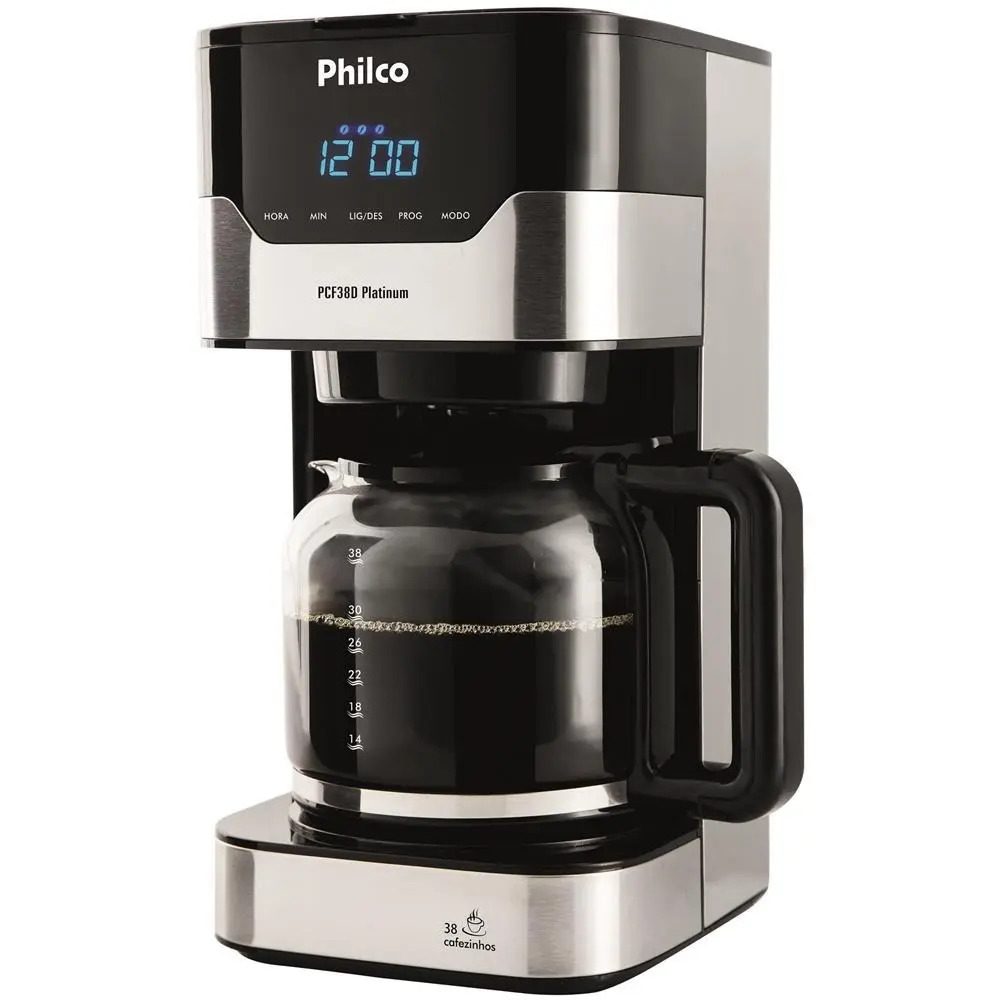 Cafeteira Elétrica Philco Touch Platinum 38 Café Pcf38d 127v Mercado