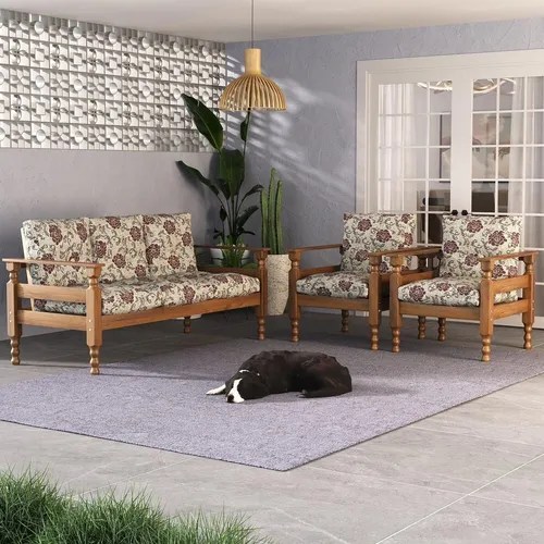 Sofá sofás, futones y sillones Multimóveis Liz CR7001.T65 de 5 cuerpos color imbuia de n/a y