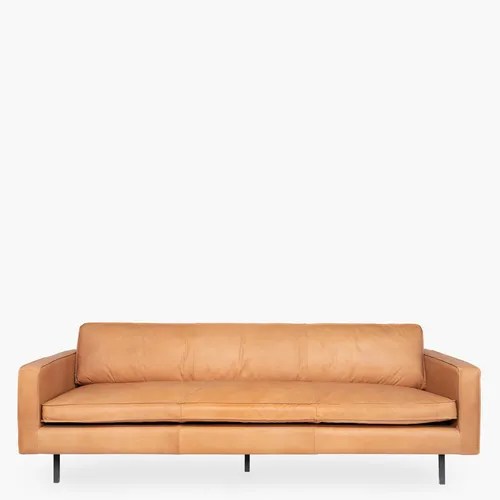 Sofa 3c Sinatra Cuero Cognac Form MercadoLibre