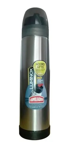 Termo Acero Inoxidable Lumilagro 1 Litro Bala Original | Decohogar