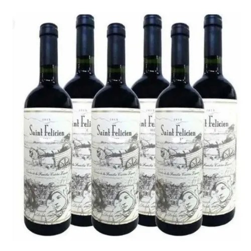 6 Unidades Saint Felicien Sauvignon 750 Ml Parcelamento sem juros