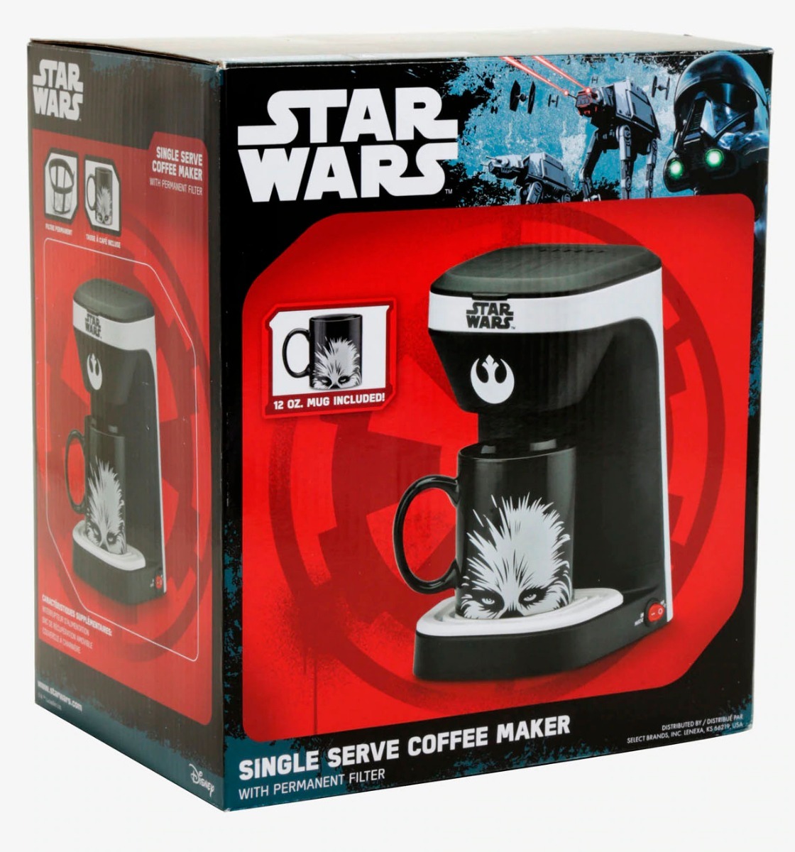 Single Serve Coffee Maker Cafetera Star Wars Chewbaca C Taza Mercado