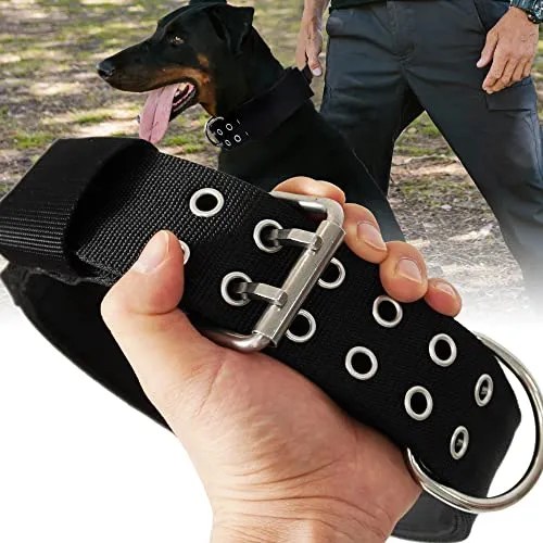 Collar Perro Grande Negro Resistente Para Razas Gigantes, Envío gratis