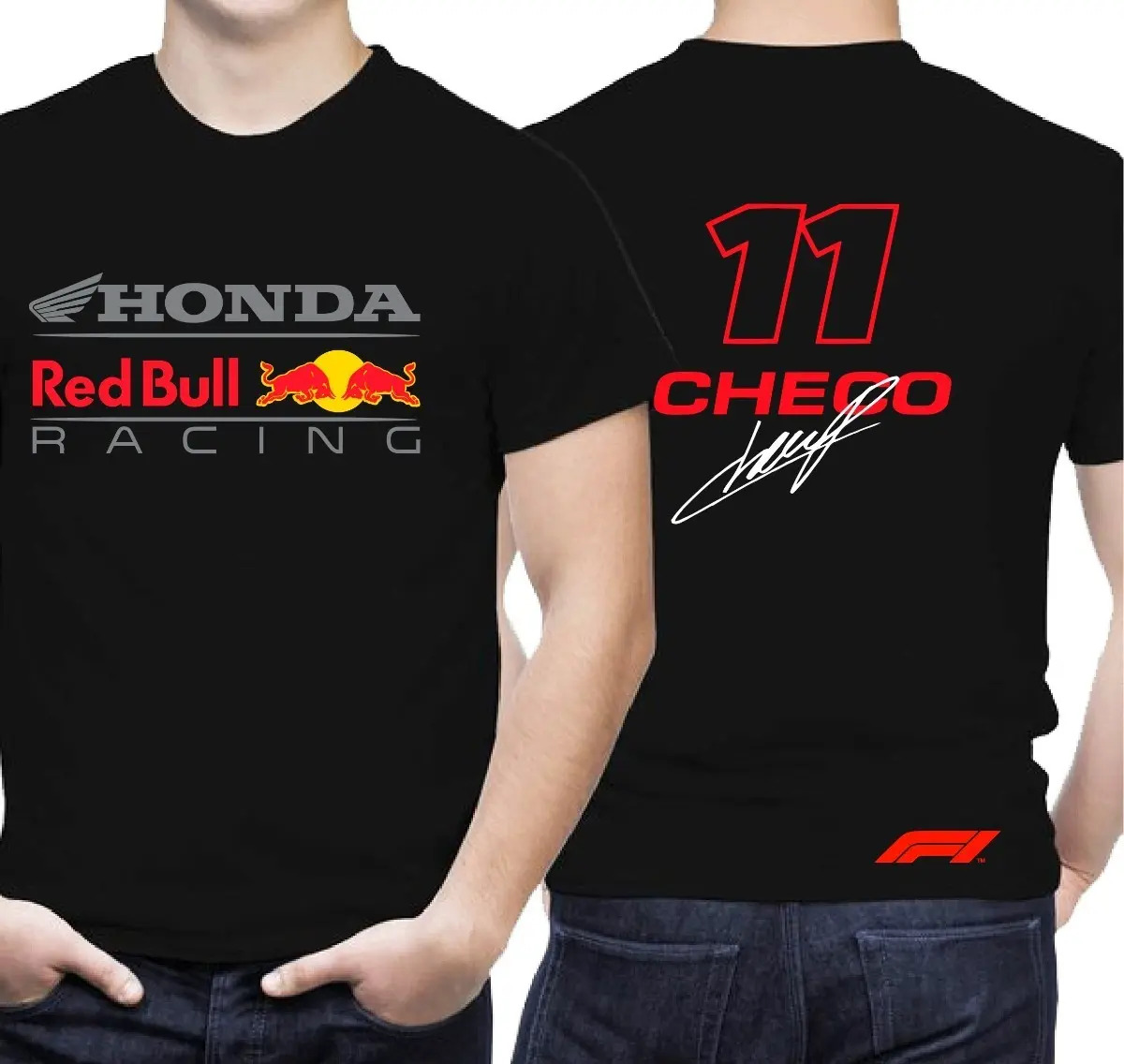 Playera Estampada Red Bull Checo Perez 11 Formula 1 Team Mercado Libre
