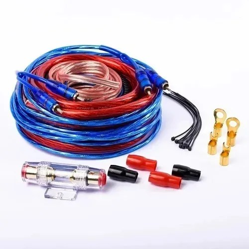 Kit Cables Potencia Subwoofer Completo Hasta 1500w Cuotas sin interés