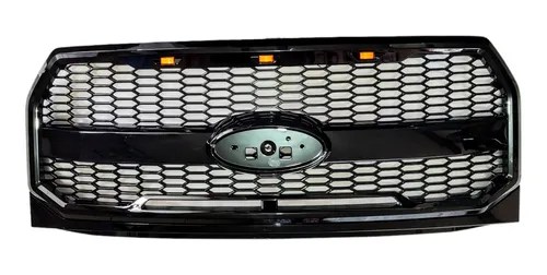 Parrilla Ford F-150 15-18 Tuning Con 3 Led Nueva