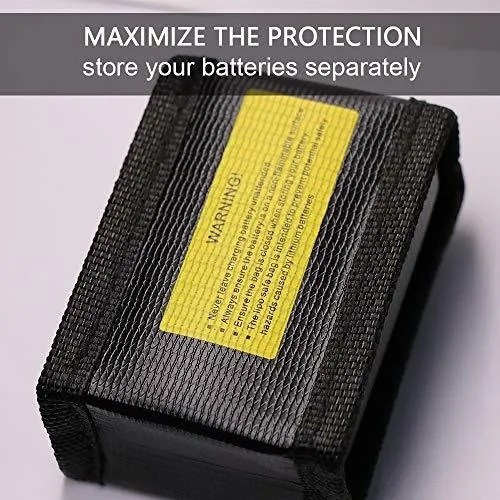 Mavic Mini 2 Battery Safe Bag Explosion Proof Fireproof en venta en
