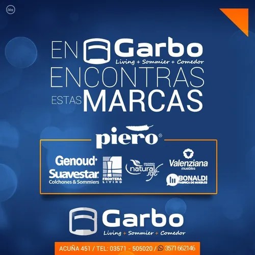 Futon Portland Genoud Colchón Cuerina, Relleno Espuma en venta en