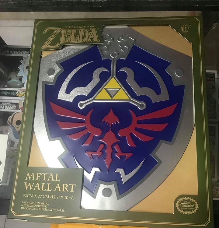 Replica Escudo Hyrulian Shield Zelda Metal Cuadro 42 Cm Mercado Libre