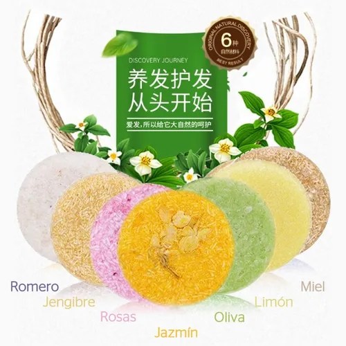 2 Barras De Shampoo Orgánico Artesanal En Lata 7 Fragancias Meses sin