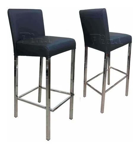 Taburete Banqueta Silla Alta Cromada Para Barra Desayunador! | Pias Amoblamientos