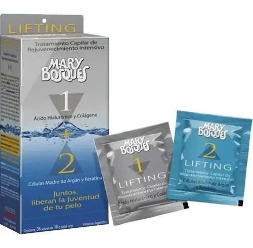 Lifting Capilar Regenerador 1+2 Mary Bosques Caja 36 Sobres MercadoLibre