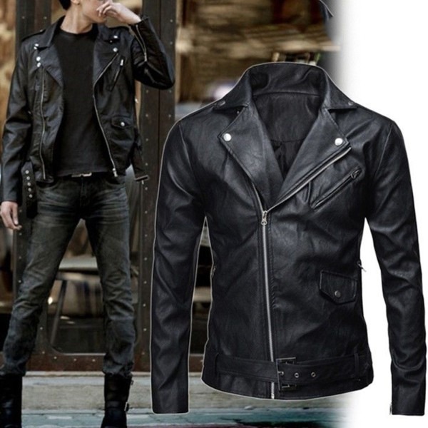 Jaqueta Couro Motoqueiro Fantasma Masculina Linda Mercado Livre