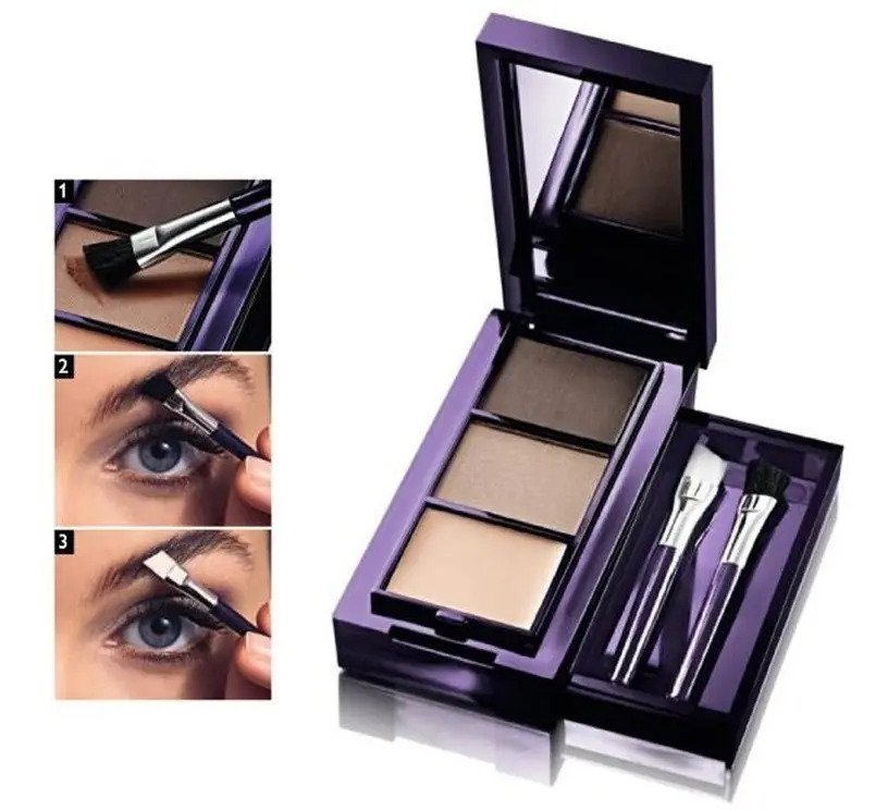 Oferta! Kit De Sombras Para Cejas The One Oriflame Mercado Libre