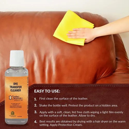 Leather Master Leather Dye Transfer Cleaner 236 Mililitros Envío gratis