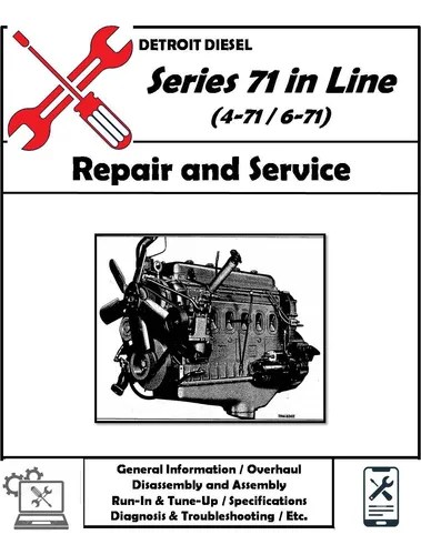 Diagrama Electrico Detroit Diesel Series 71 In Line | MercadoLibre