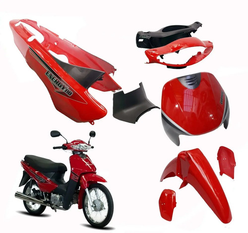 Kit Plásticos Carenado Moto Corven Energy 110 Original | Envío Gratis