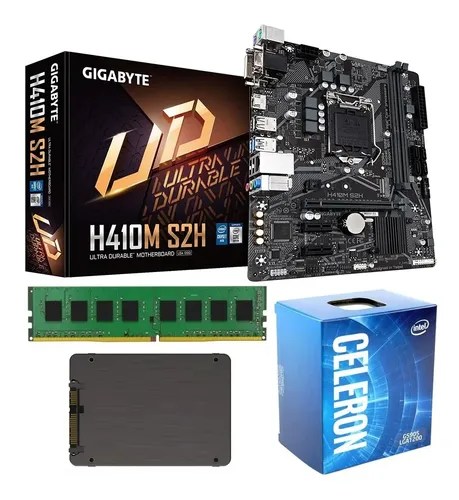 Combo Actualizacion Pc Intel Mother Micro Memoria Disco Ssd | Tiendatrade