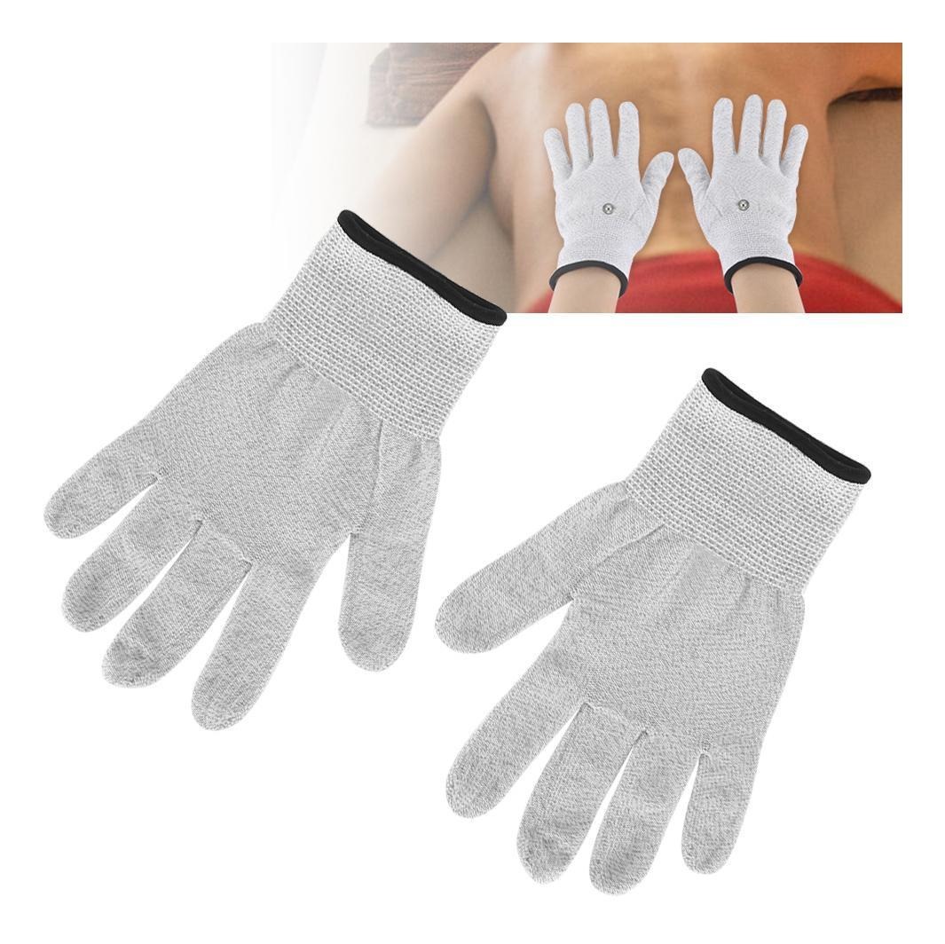 1pair Choque Elétrico Terapia Massagem Luvas Condutivas Mercado Livre
