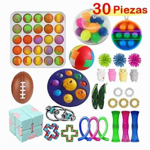 Fidget Cube Toys Juguete Antiestres Alivio Juego 30 Piezas Meses sin