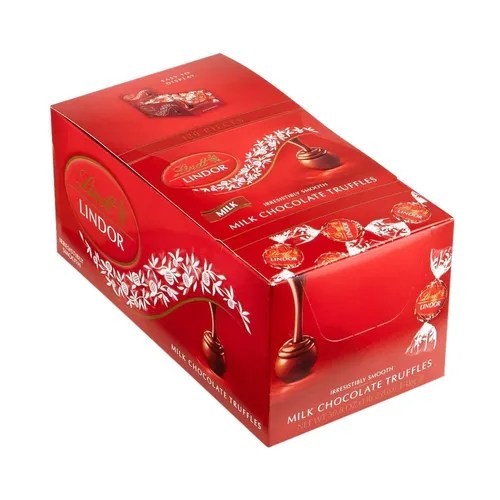 Lindt Lindor Leche Trufas De Chocolate, Kosher, 120 Conde, 5 en venta