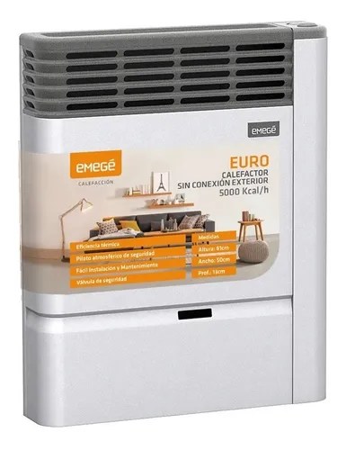 Calefactor Emege Sin Salida 5000 Calorias Multigas 3150 2019 | Rubenjuve