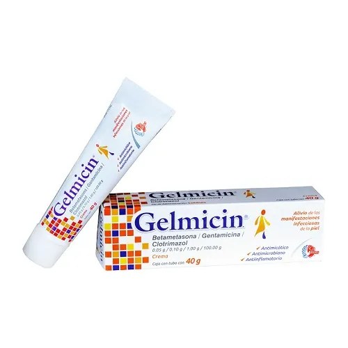 Gelmicin Crema C/40g Betametasona/ Gentamicina/ Clotrimazol MercadoLibre