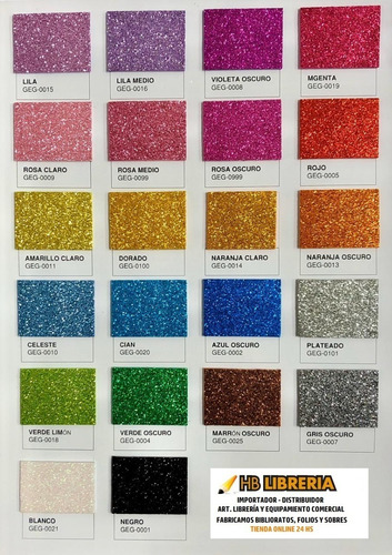 Goma Eva Super Glitter Con Brillo 40X60 Colores Premium X10U | Mercadolibre
